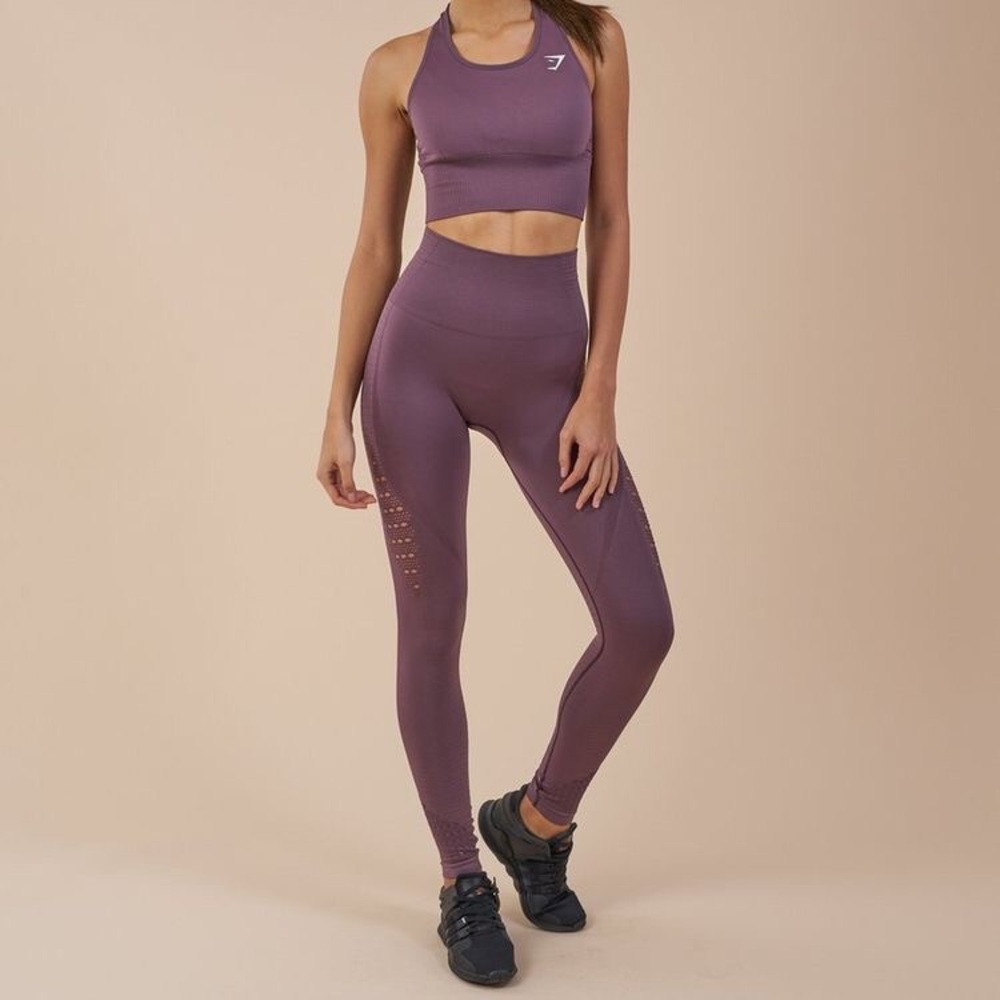 Gymshark Energy Seamless Leggings - Purple Wash